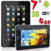 Tablet Pc 7 Android 2.2 3g Cell Phone W / Wifi Camera (cpu)